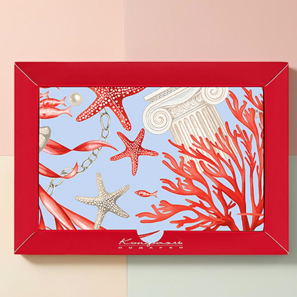 Набор мармелада, шоколадные конфеты ассорти 80г