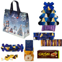 Термопакет "С Новым годом" снеговик (застежка-липучка многоразовая)