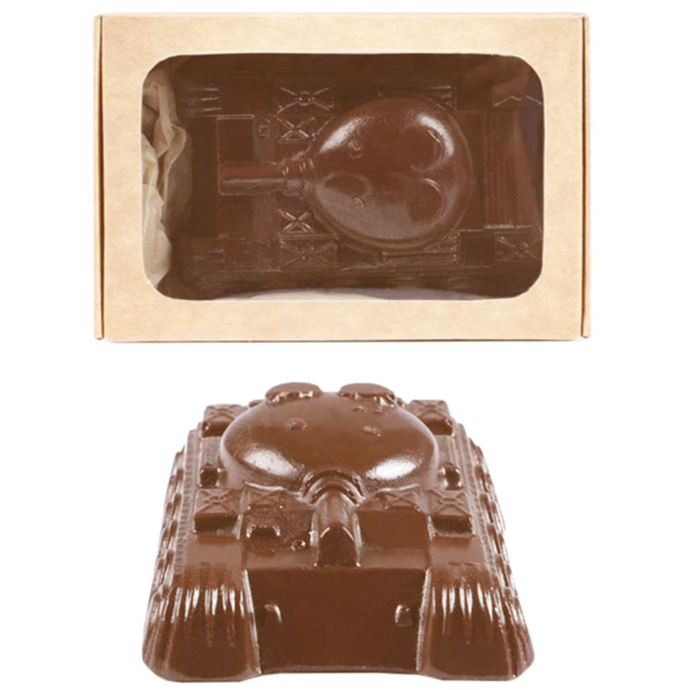 ТАНК ИЗ МОЛОЧНОГО ШОКОЛАДА, МАЛЕНЬКИЙ ТАНК ИЗ МОЛОЧНОГО ШОКОЛАДА, МАЛЕНЬКИЙ