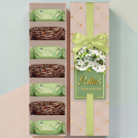 "9 мая" мармелад-суфле в шоколаде (вишня и ваниль, виноград и ваниль)