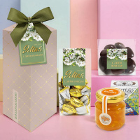 "9 мая" набор: мармелад, драже, варенье чай