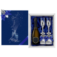 Набор с двумя бокалами и драже