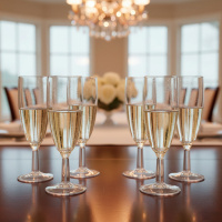 Бокалы под шампанское "Banquet" 155мл (набор 6 шт)