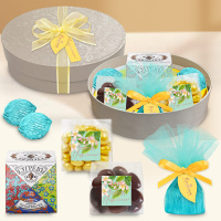 Набор: драже, конфеты глазированные, чай