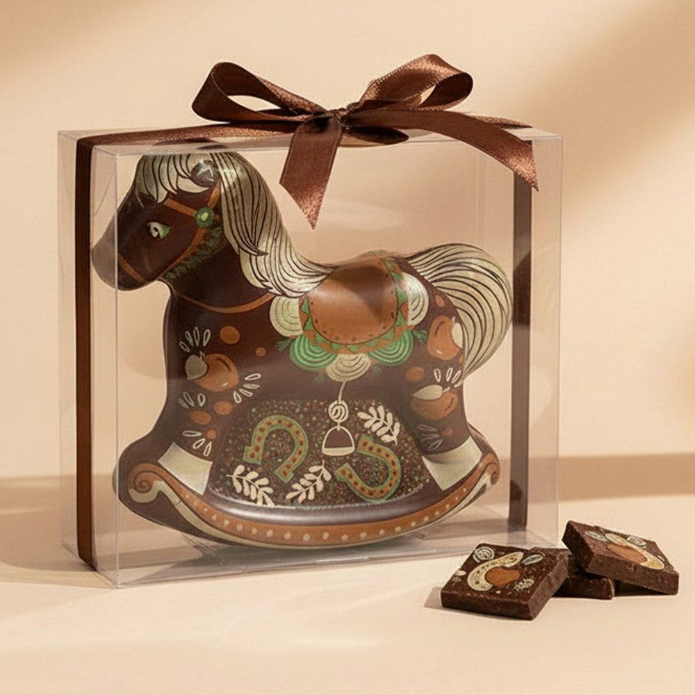 "Лошадка" скульптура шоколад молочный 140г