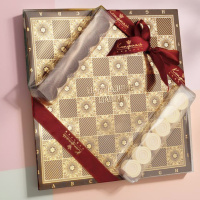 Шашки из молочного и белого шоколада