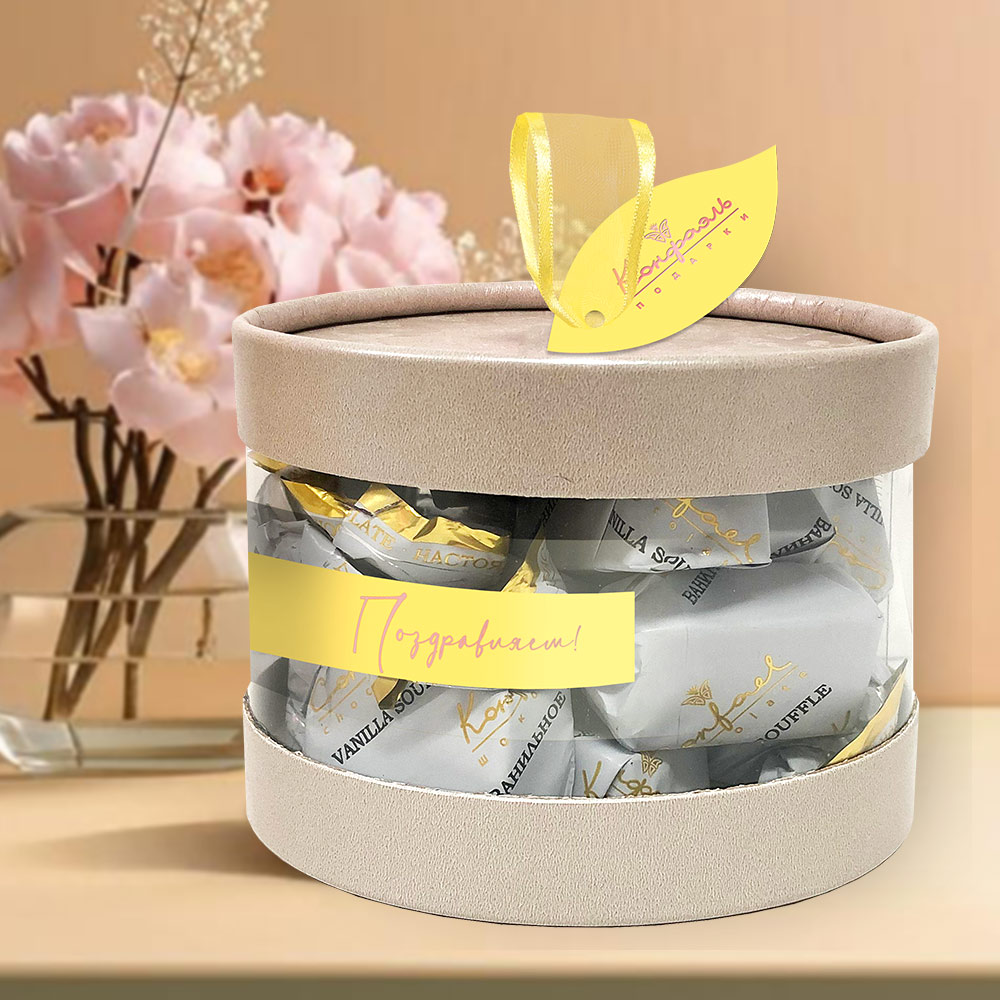 Ванильное суфле в горьком шоколаде 80г