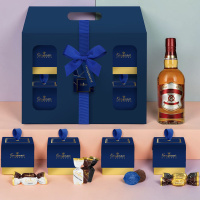 Набор: конфеты марципановые, сухофрукты, суфле