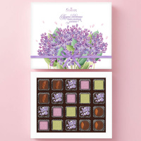 Набор молочного шоколада, конфет ассорти и мармелада