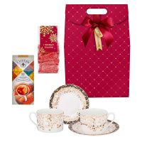 Чайный набор 4 предмета, чай, конфеты мармелад-суфле