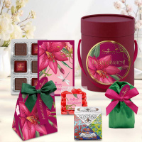 Набор: драже, конфеты ассорти, чай 345г