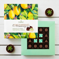Ассорти настоящий шоколад «Чай матча и лимон»