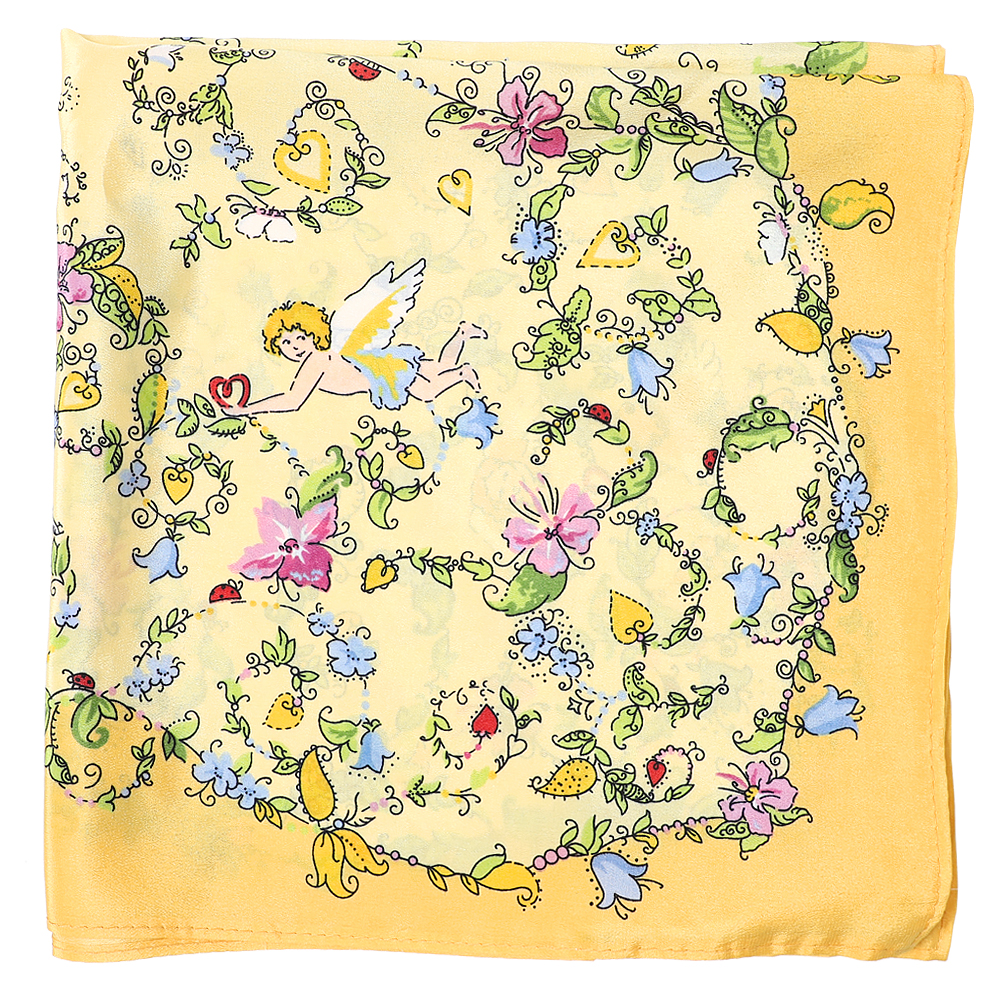 Платок желтый (52х52см)