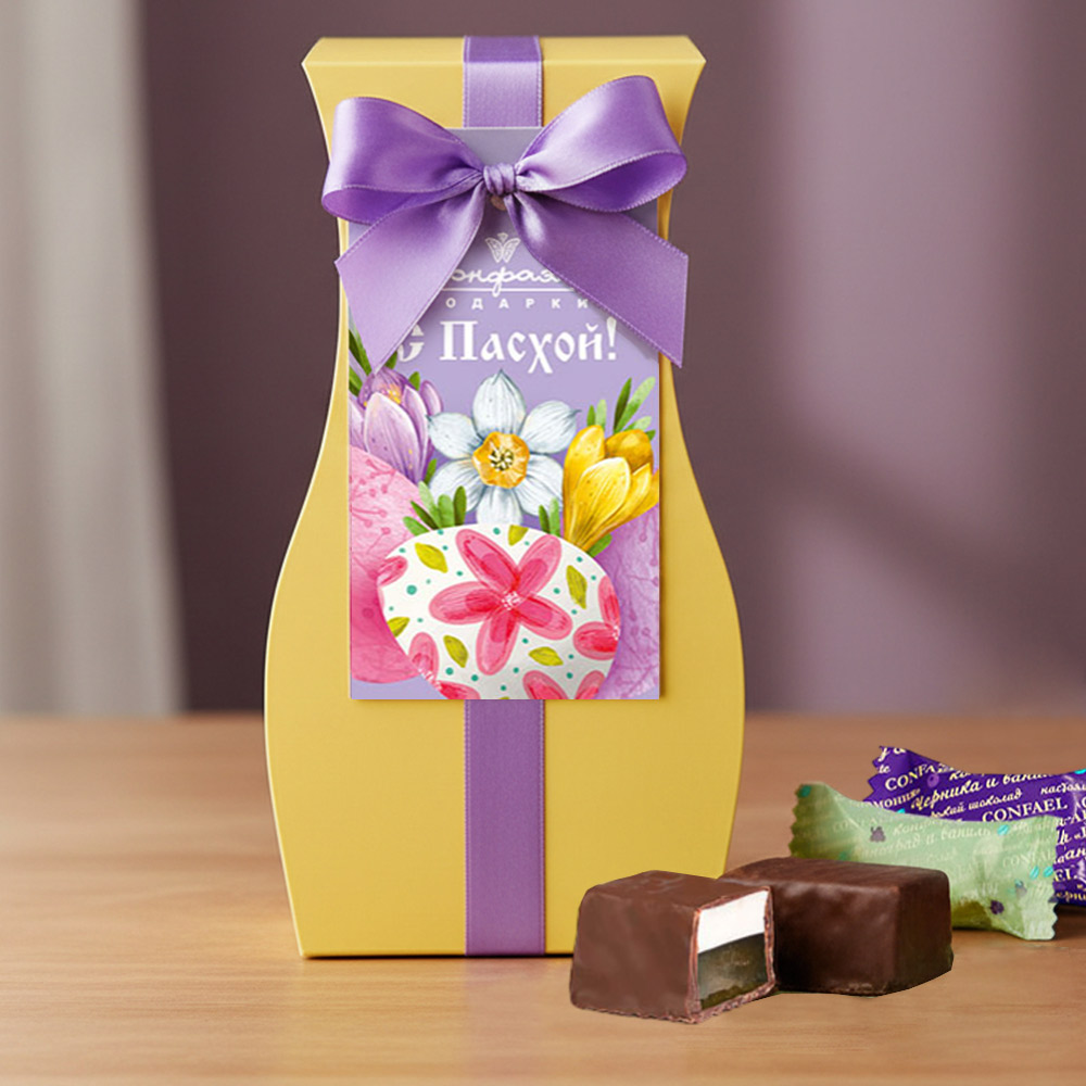 Мармелад-суфле в шоколаде набор с Пасхой 120г