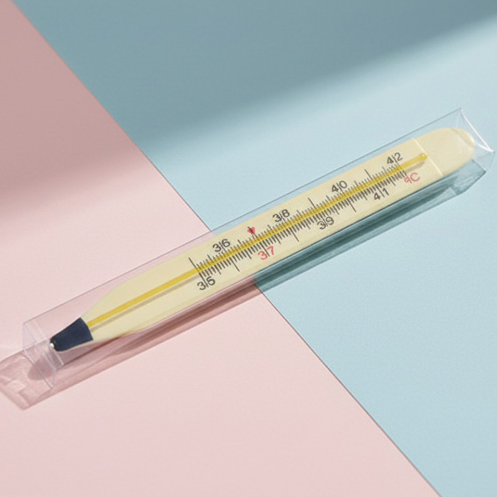 "Термометр" скульптура белый шоколад 15г