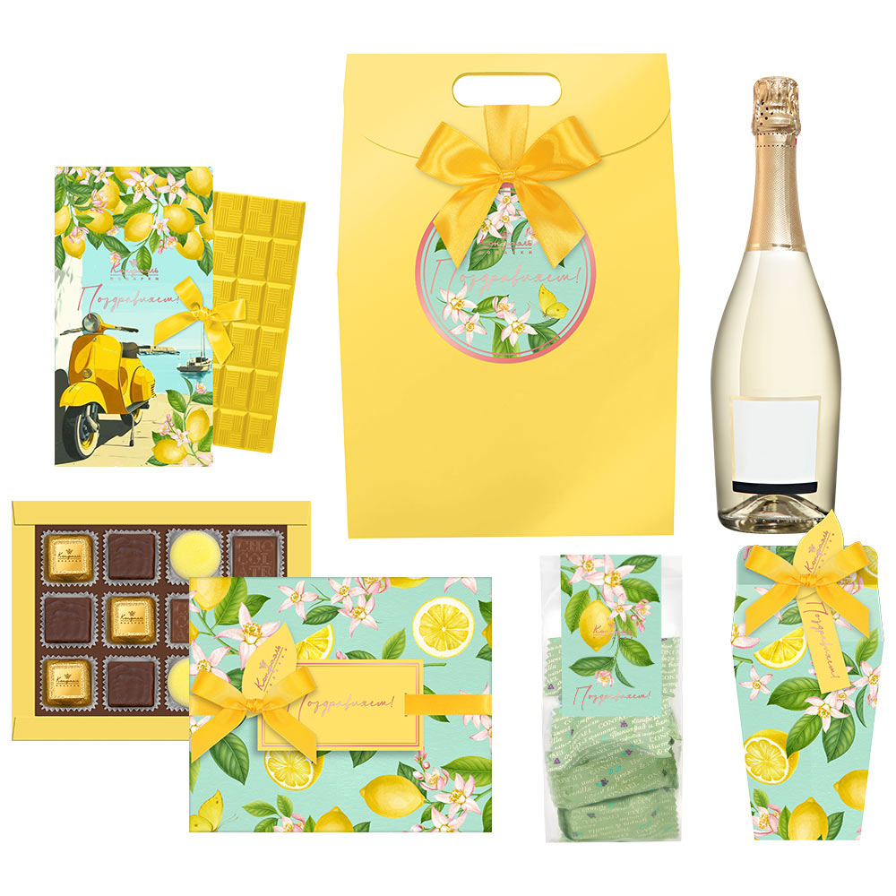 Набор: шоколад, мармелад, сухофрукты в шоколаде, мармелад-суфле в шоколаде