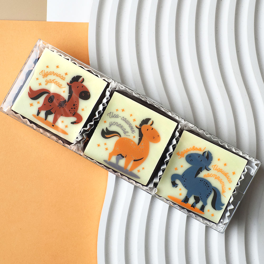 Суфле в горьком шоколаде с декором (ванильное, кофейное, шоколадное) 60г