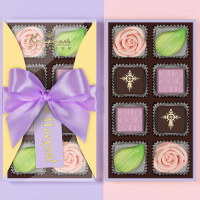 Малый набор конфет ассорти с декором с Пасхой! 70г