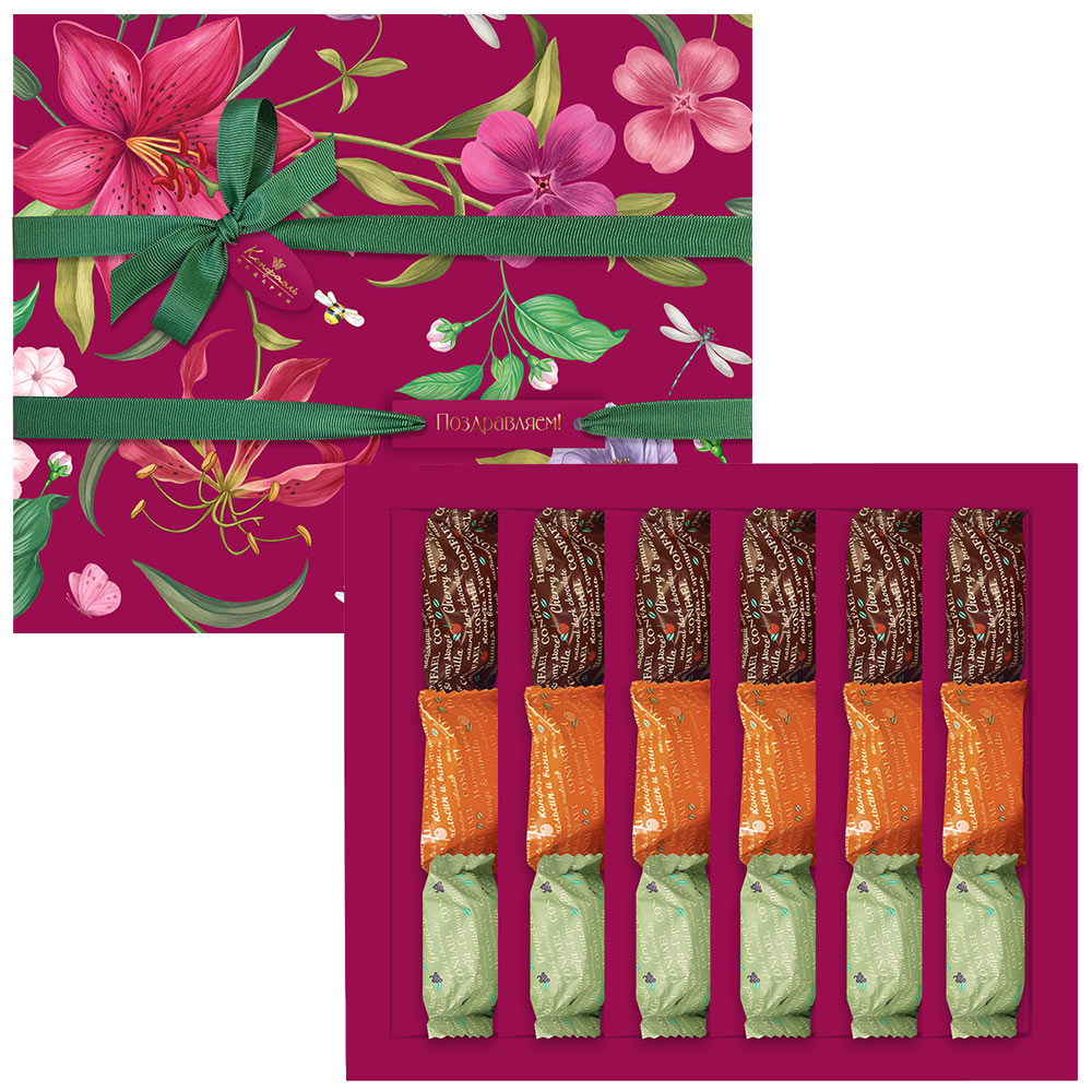 Мармелад-суфле (вишня и ваниль, апельсин и ваниль, виноград и ваниль)