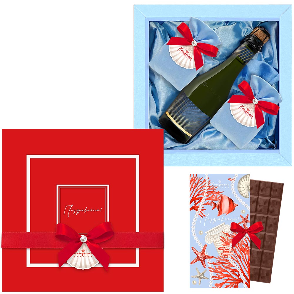 Набор: шоколад, драже