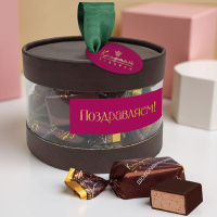 Конфеты суфле в горьком шоколаде (шоколадное) 80г