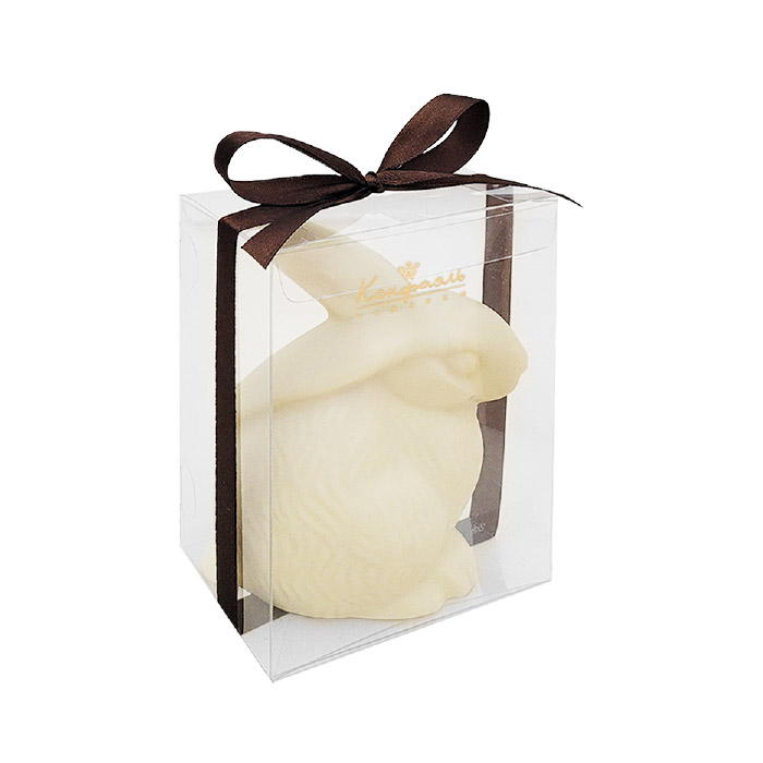 СКУЛЬПТУРА ПОЛАЯ - Заяц - Шоколад белый СКУЛЬПТУРА ПОЛАЯ - Заяц - Шоколад белый