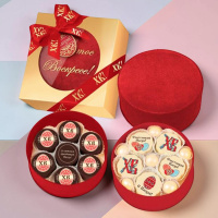 Набор с конфетами с Пасхой: ассорти, драже, суфле 400г