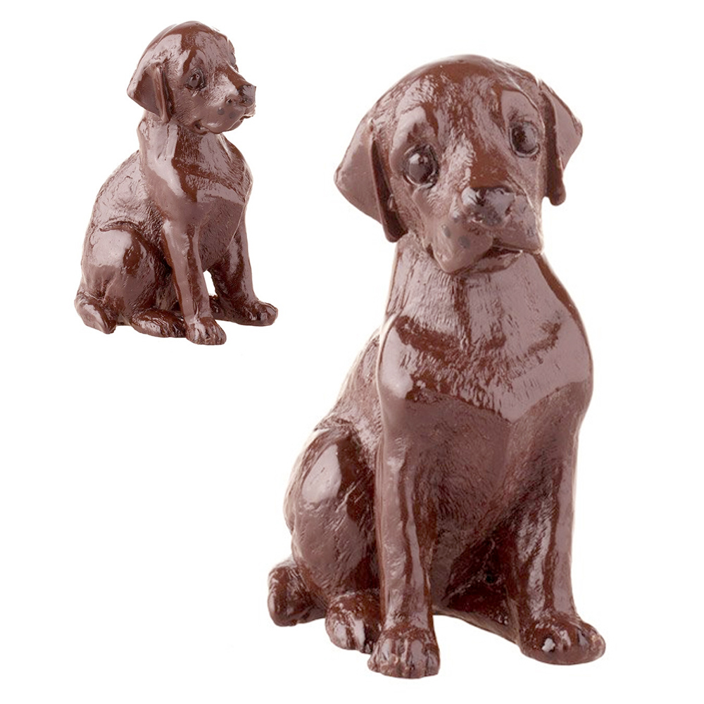 Лабрадор из молочного шоколада