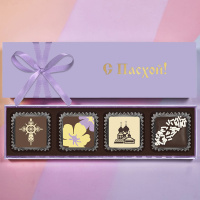 Мини набор конфет ассорти сиреневый 35г