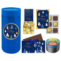 Набор шоколада, конфет ассорти, суфле, чай