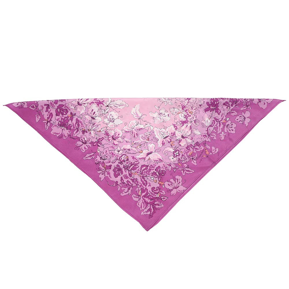 Платок «Фиолетовые цветы» (52х52см)