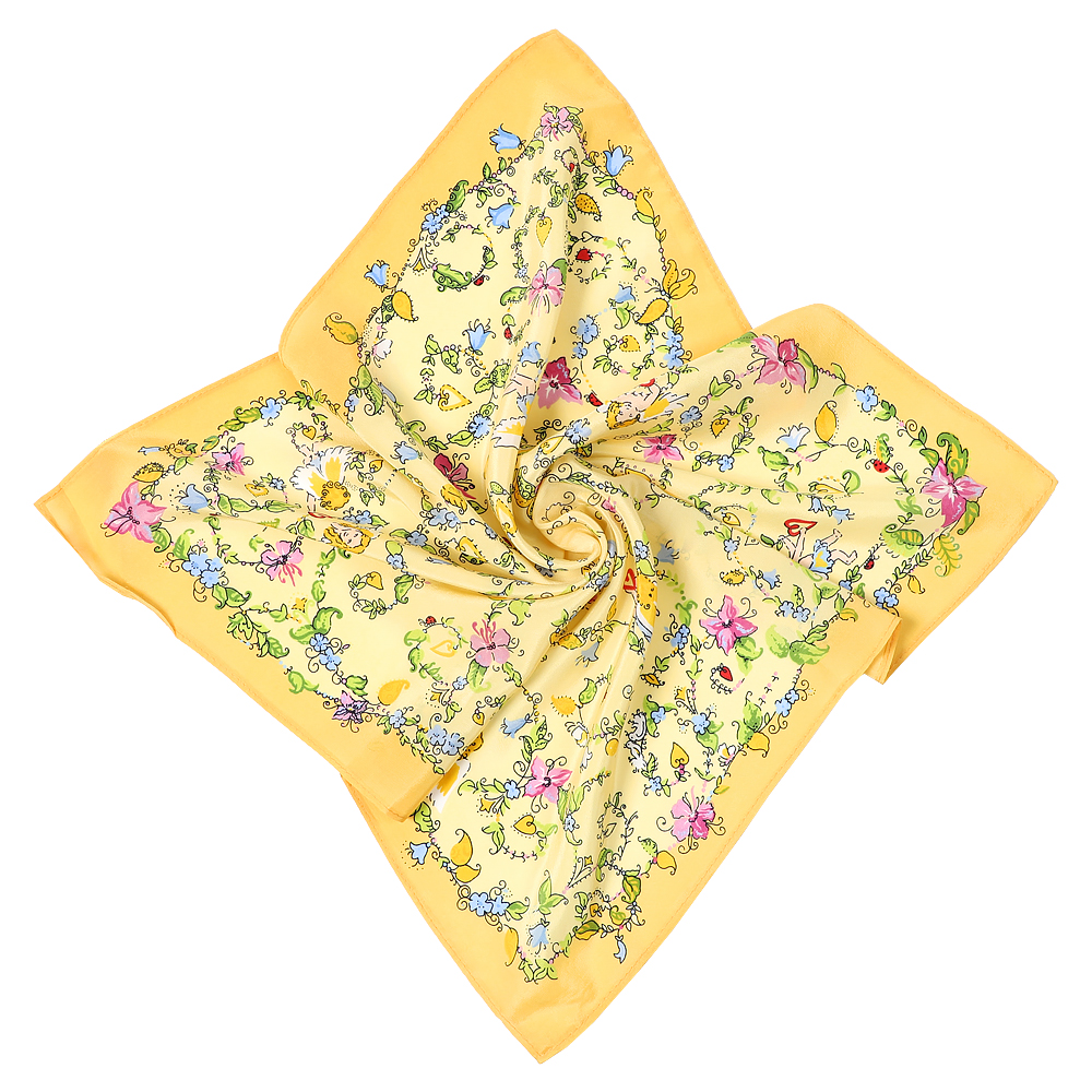 Платок желтый (52х52см)