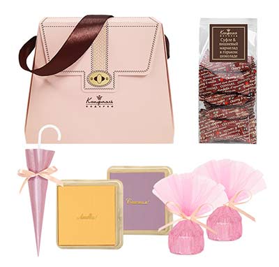 Шоколадные подарочные наборы для женщин