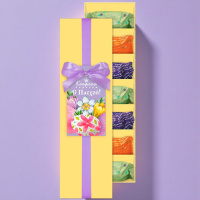 Фруктовый мармелад и ванильное суфле набор с Пасхой 105г