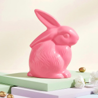 "Кролик" шоколад белый с клубникой