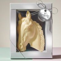 Шоколад белый барельеф "Лошадь" 60г