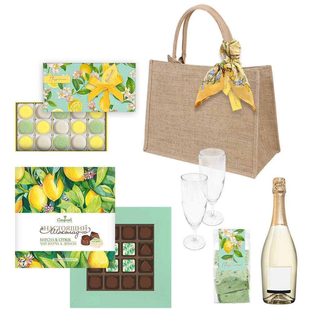 Набор: мармелад, конфеты ассорти, мармелад-суфле 545г