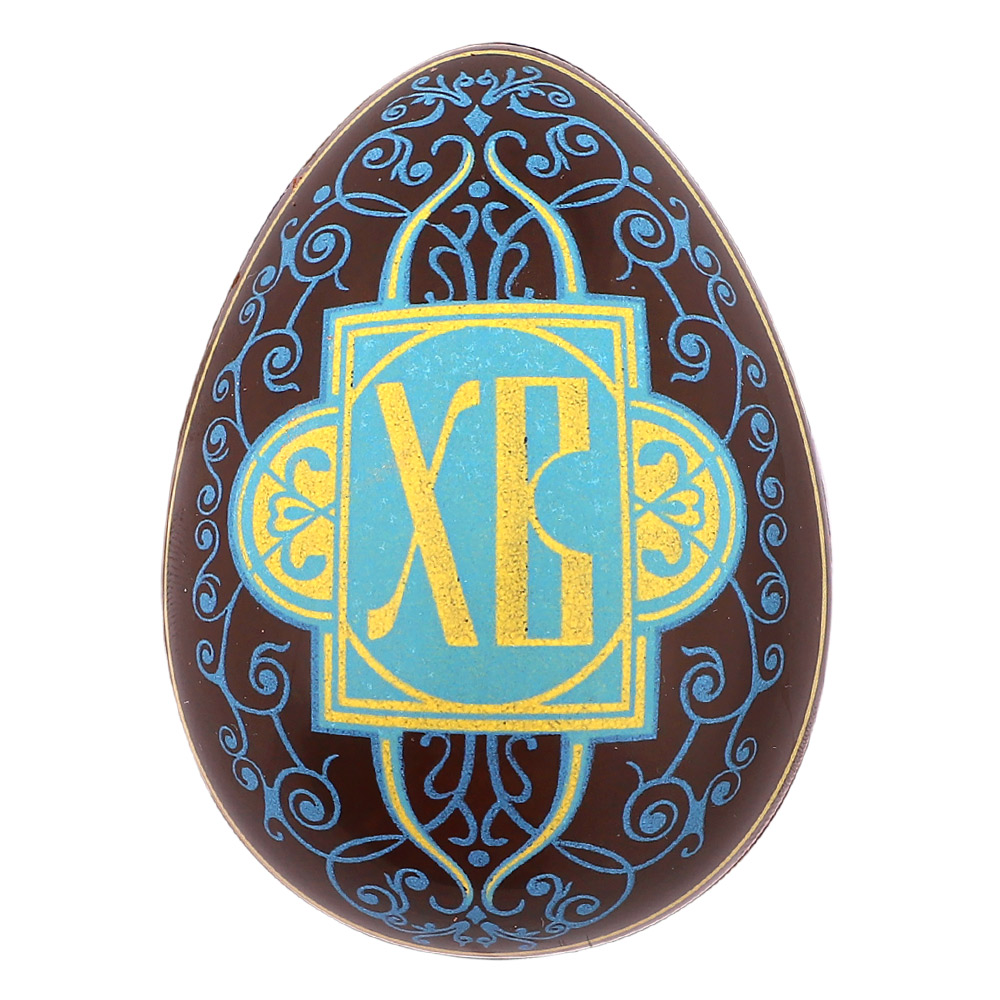 Яйцо из молочного шоколада с декором ХВ