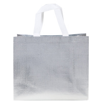 Сумка серебряная 32*12*28 см