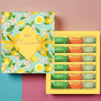 Мармелад-суфле в горьком шоколаде (яблоко и ваниль, апельсин и ваниль, виноград и ваниль) 270г