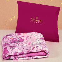 Платок «Фиолетовые цветы» (52х52 см)