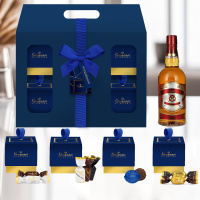 Набор: конфеты марципановые, сухофрукты, суфле