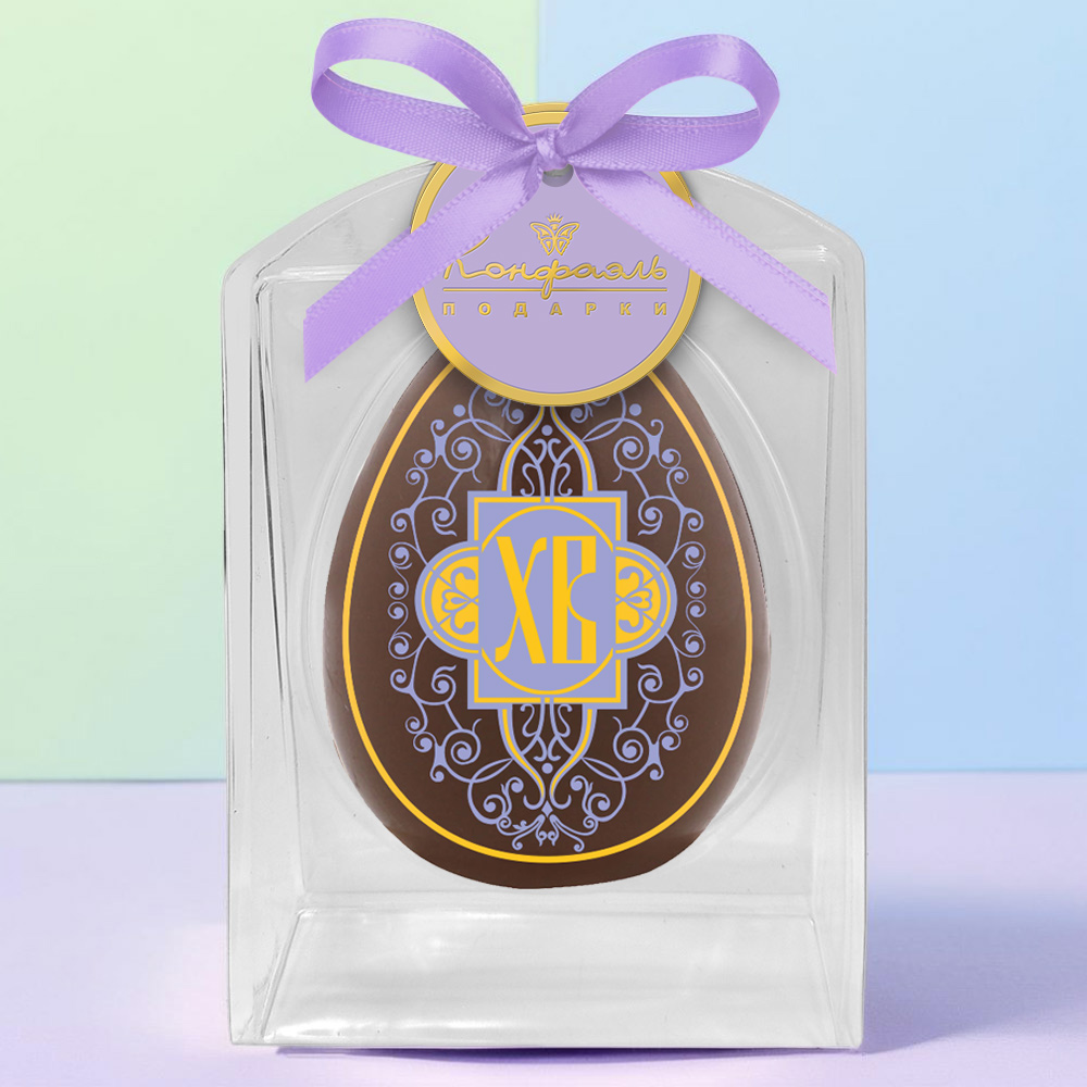 Яйцо из молочного шоколада с декором ХВ 30г