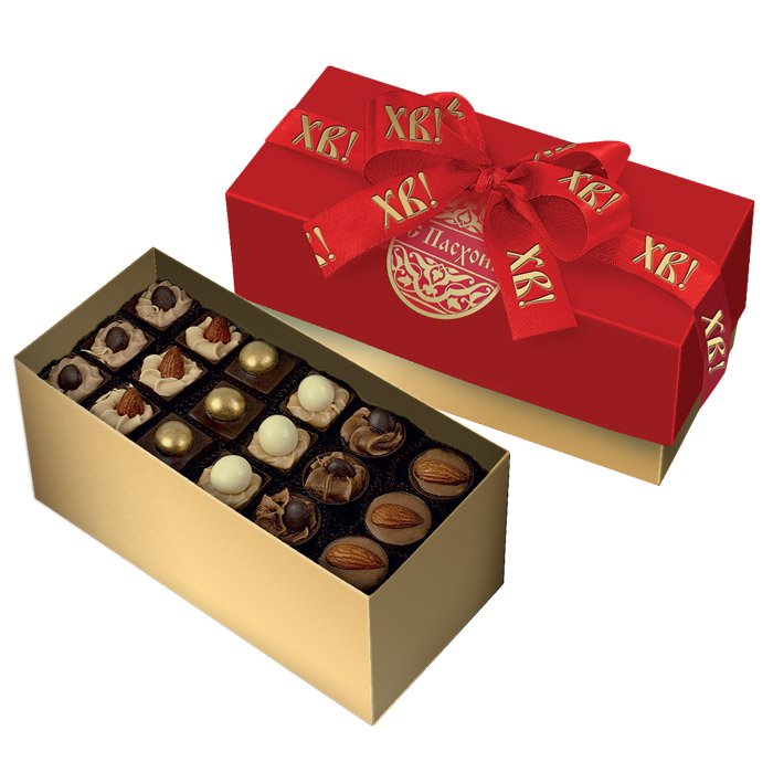 Набор конфет ручной работы и сухофруктов