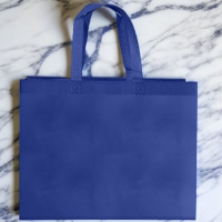 Сумка-шоппер синяя 40х31х12 см Сумка-шоппер синяя 40х31х12 см