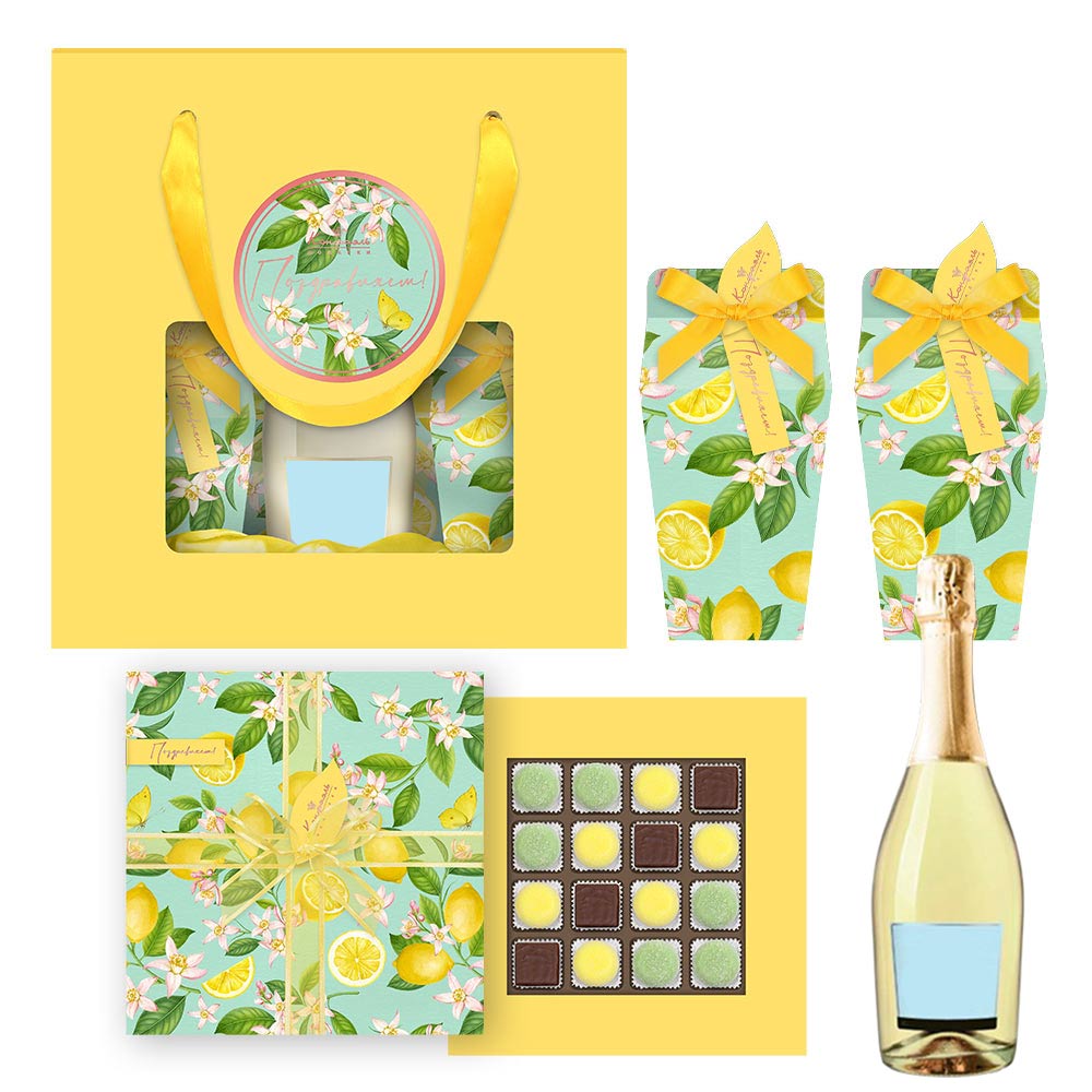 Набор: мармелад, конфеты глазированные, конфеты ассорти