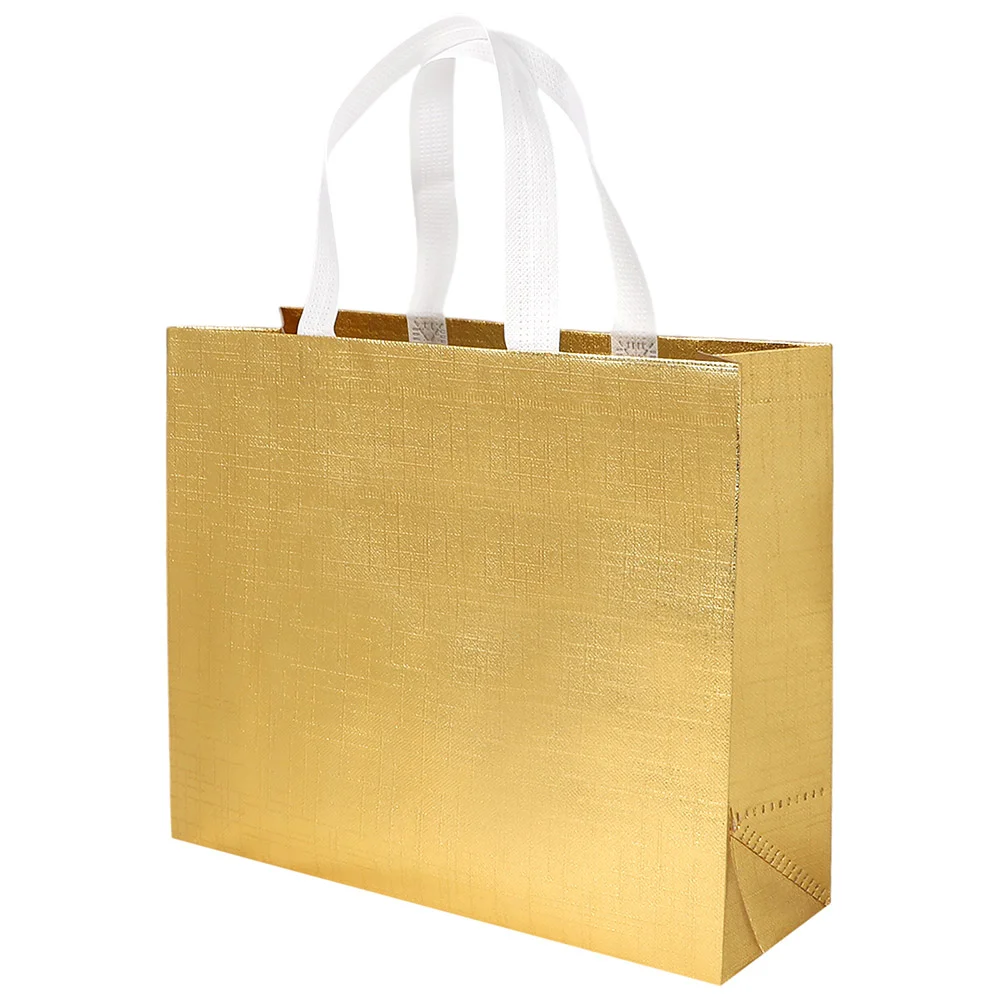 Сумка золотая 32*12*28 см