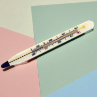 "Термометр" скульптура белый шоколад 15г