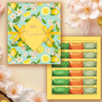 Мармелад-суфле в горьком шоколаде (яблоко и ваниль, апельсин и ваниль, виноград и ваниль) 270г