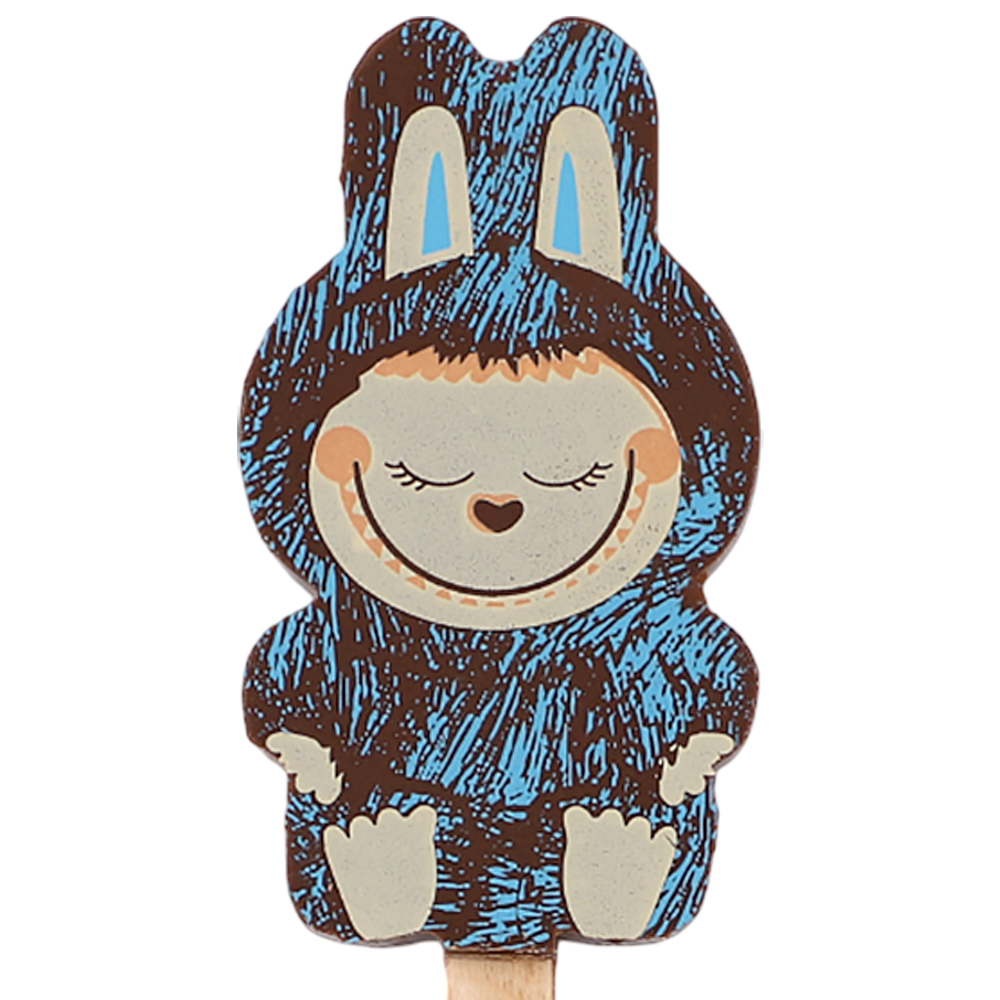 "Лабубушка" шоколад молочный на палочке 19г (голубой декор)